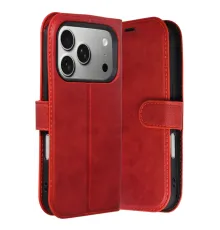 Apple iPhone 17 Pro Trend S Plus Kapaklı Kılıf - Kırmızı
