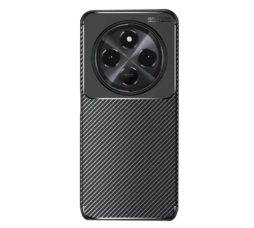 Xiaomi Redmi 14C Kılıf Auto Focus Karbon Kapak - Siyah