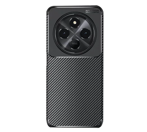 Xiaomi Redmi 14C Kılıf Auto Focus Karbon Kapak - Siyah