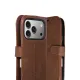 Apple iPhone 17 Pro Trend S Plus Kapaklı Kılıf - Taba
