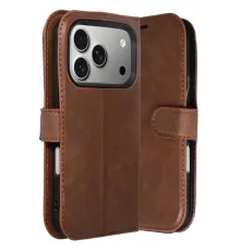 Apple iPhone 17 Pro Trend S Plus Kapaklı Kılıf - Taba