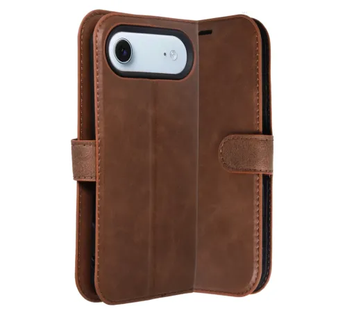 Apple iPhone 17 Air Trend S Plus Kapaklı Kılıf - Taba