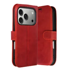 Apple iPhone 17 Pro Max Trend S Plus Kapaklı Kılıf - Kırmızı
