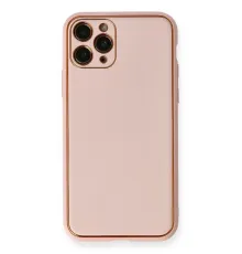 Apple iPhone 11 Pro Kılıf Coco Deri Silikon Kapak - Pembe