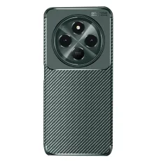 Xiaomi Redmi 14C Kılıf Auto Focus Karbon Kapak - Koyu Yeşil