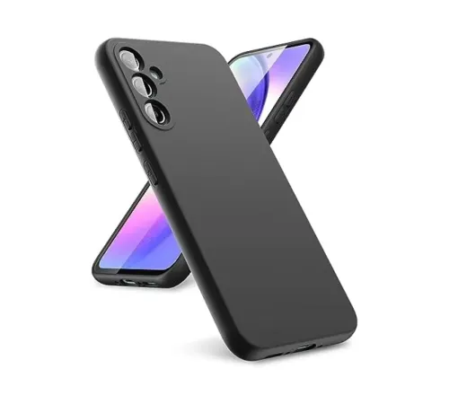 Samsung Galaxy A24 4G Kılıf First Silikon - Siyah
