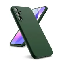 Samsung Galaxy A24 4G Kılıf First Silikon - Koyu Yeşil