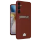 Samsung Galaxy A16 5G Kılıf Kelvin Kartvizitli Silikon - Bordo