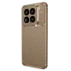 Xiaomi Mi 15 Pro Kılıf Auto Focus Karbon Kapak - Kahverengi