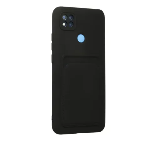 Xiaomi Redmi 9C Kılıf Kelvin Kartvizitli Silikon - Siyah