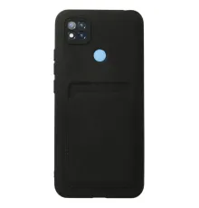 Xiaomi Redmi 9C Kılıf Kelvin Kartvizitli Silikon - Siyah