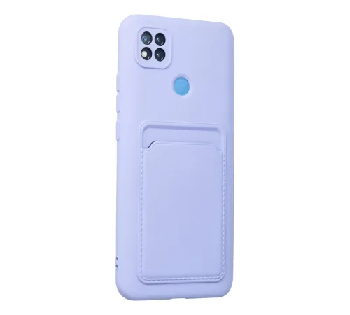 Xiaomi Redmi 9C Kılıf Kelvin Kartvizitli Silikon - Lila