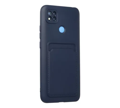 Xiaomi Redmi 9C Kılıf Kelvin Kartvizitli Silikon - Lacivert