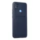 Xiaomi Redmi 9C Kılıf Kelvin Kartvizitli Silikon - Lacivert