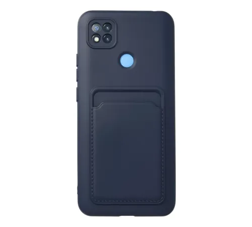 Xiaomi Redmi 9C Kılıf Kelvin Kartvizitli Silikon - Lacivert