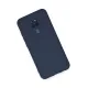 General Mobile GM 20 Kılıf Nano içi Kadife Silikon - Lacivert