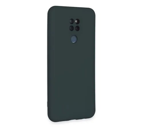 General Mobile GM 20 Kılıf Nano içi Kadife Silikon - Koyu Yeşil