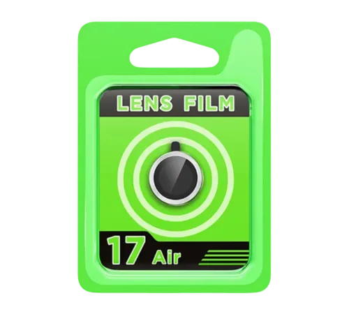 Apple iPhone 17 Air Raze Metal Kamera Lens - Gümüş
