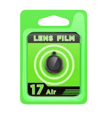 Apple iPhone 17 Air Raze Metal Kamera Lens - Siyah