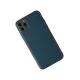 Apple iPhone 11 Pro Kılıf Coco Deri Silikon Kapak - Mavi