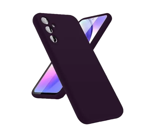 Samsung Galaxy A24 4G Kılıf First Silikon - Mor