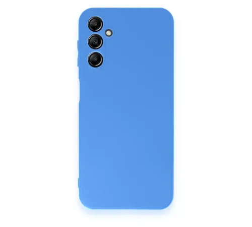 Samsung Galaxy A24 4G Kılıf First Silikon - Mavi