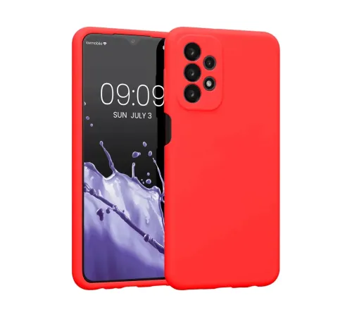 Samsung Galaxy A23 4G Kılıf First Silikon - Kırmızı