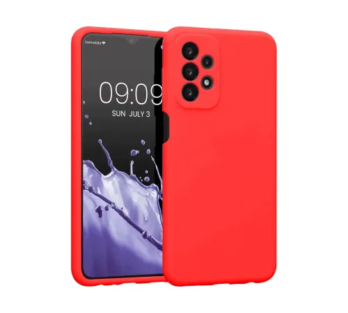 Samsung Galaxy A23 4G Kılıf First Silikon - Kırmızı