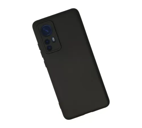 Xiaomi Mi 12 Kılıf Nano içi Kadife Silikon - Siyah