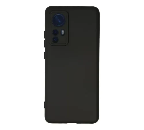 Xiaomi Mi 12 Kılıf Nano içi Kadife Silikon - Siyah