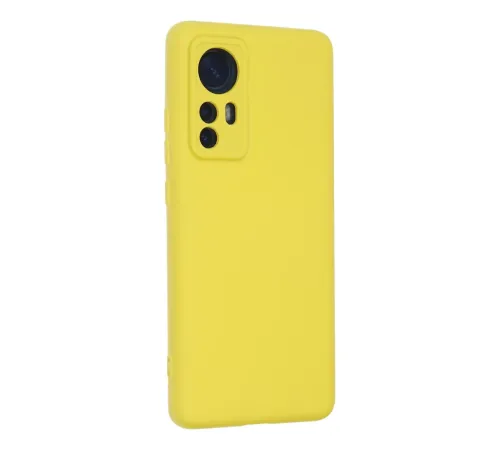 Xiaomi Mi 12 Kılıf Nano içi Kadife Silikon - Sarı
