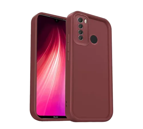 Xiaomi Redmi Note 8 Kılıf Viera Silikon - Bordo