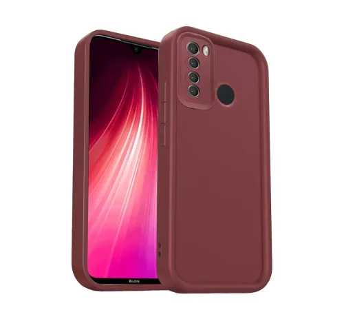Xiaomi Redmi Note 8 Kılıf Viera Silikon - Bordo