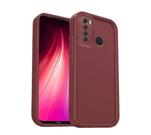 Xiaomi Redmi Note 8 Kılıf Viera Silikon - Bordo