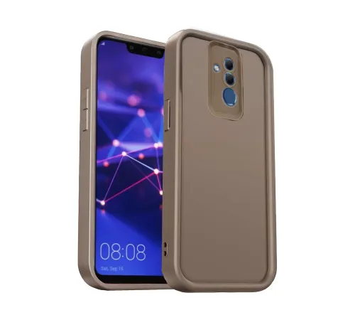 Huawei Mate 20 Lite Kılıf Viera Silikon - Kahverengi