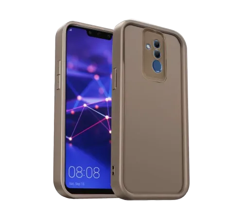 Huawei Mate 20 Lite Kılıf Viera Silikon - Kahverengi