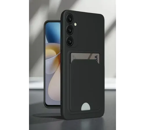 Samsung Galaxy A16 5G Kılıf Kelvin Kartvizitli Silikon - Lila