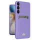 Samsung Galaxy A16 5G Kılıf Kelvin Kartvizitli Silikon - Lila