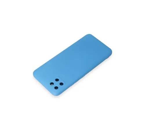 Realme C11 Kılıf Nano içi Kadife Silikon - Mavi