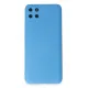Realme C11 Kılıf Nano içi Kadife Silikon - Mavi