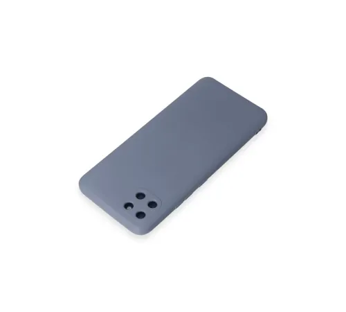 Realme C11 Kılıf Nano içi Kadife Silikon - Gri