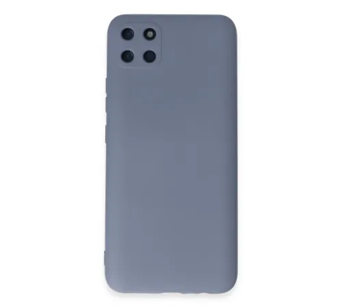 Realme C11 Kılıf Nano içi Kadife Silikon - Gri