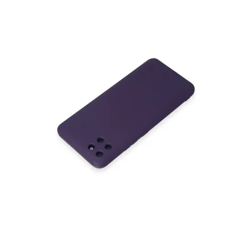 Realme C11 Kılıf Nano içi Kadife Silikon - Mor