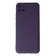 Realme C11 Kılıf Nano içi Kadife Silikon - Mor