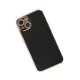 Apple iPhone 15 Kılıf Volet Silikon - Siyah