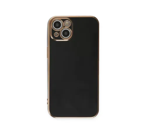 Apple iPhone 15 Kılıf Volet Silikon - Siyah