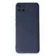 Realme C11 Kılıf Nano içi Kadife Silikon - Lacivert