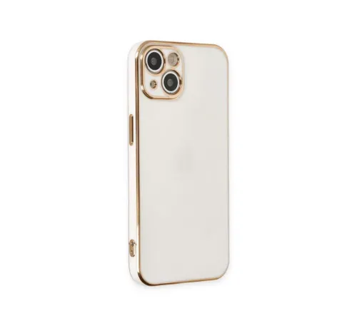 Apple iPhone 15 Kılıf Volet Silikon - Beyaz