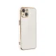 Apple iPhone 15 Kılıf Volet Silikon - Beyaz