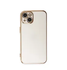 Apple iPhone 15 Kılıf Volet Silikon - Beyaz